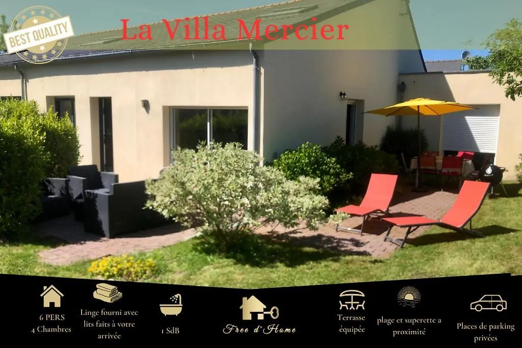 La Villa Mercier - Proche De La Plage سانت غيلداز دو ريونز
